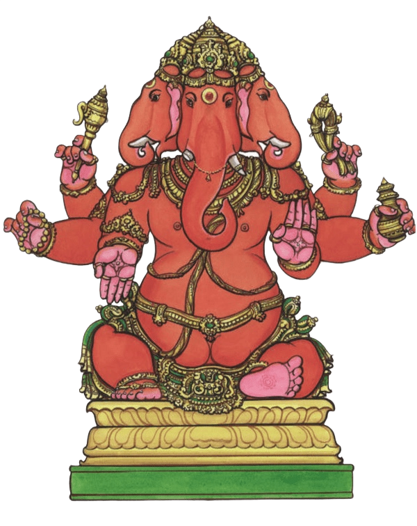 Trimukha Ganapati